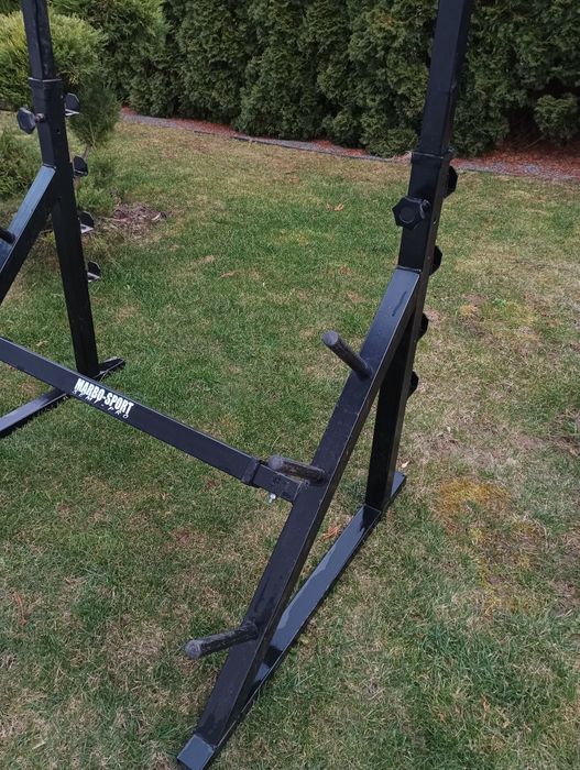 Stojak na obciążenie i hantle