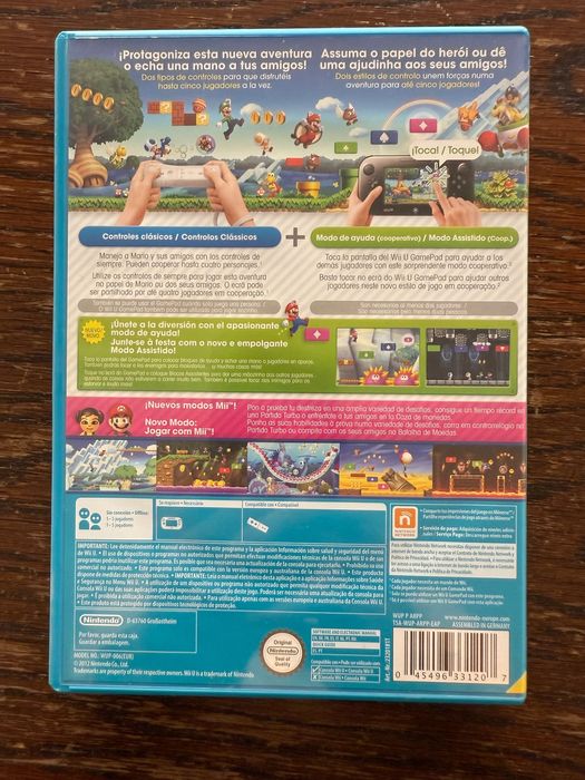 Jogo Wii U - Super Mario Bros U