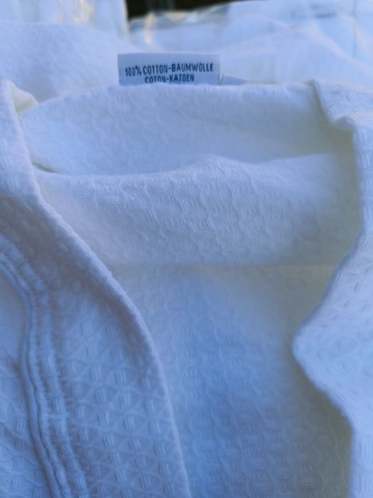 Szlafroki hotelowe białe rozmiar XL