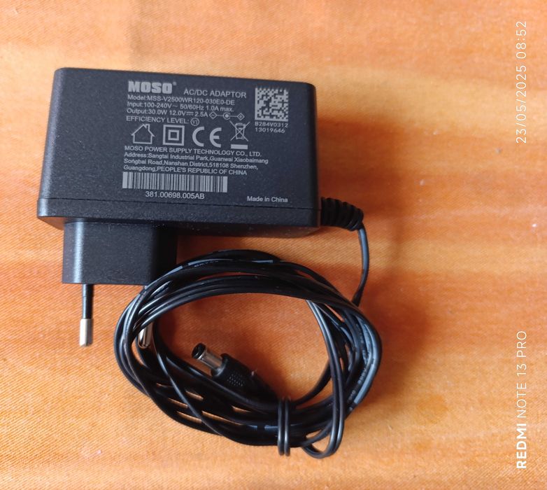 TV Router Charger - Moso 100-240/12V - 1.0 A - 50/60 Hz64297610901505120