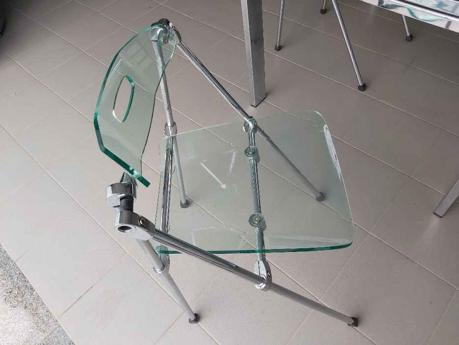 Mesa Extensível Inox 120(240 cm) Sem as cadeiras.