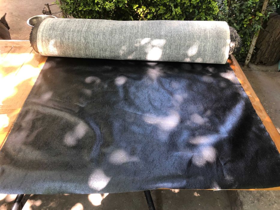 Дермантин  (кожзам)  производства  СССР  черный