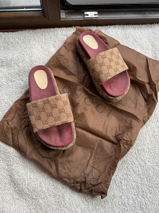 Klapki gg damskie 40 gucci