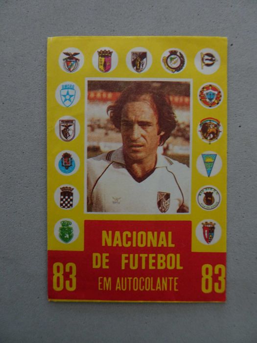 Carteira cromos fechada Nacional de Futebol 83 - Mabilgráfica