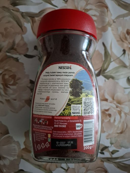 Kawa rozpuszczalna Nescafe classic 200g