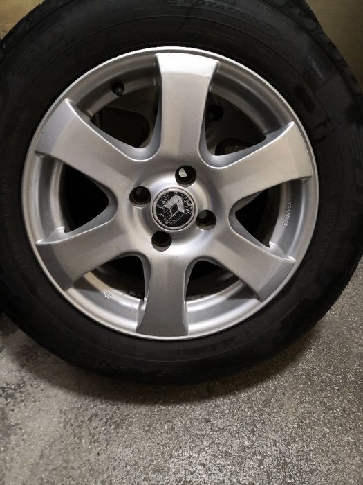 Felgi aluminiowe z oponami 6,5 J15 H2 ET 42 Renault Megane Opel
