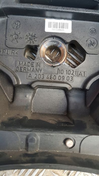 Mercedes W203 Kierownica skórzana skóra
