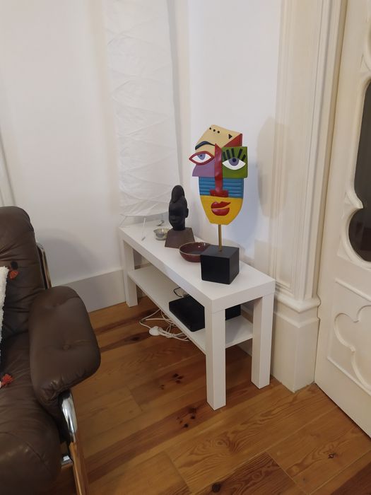 Mesa pequena o banco de TV -2 peças