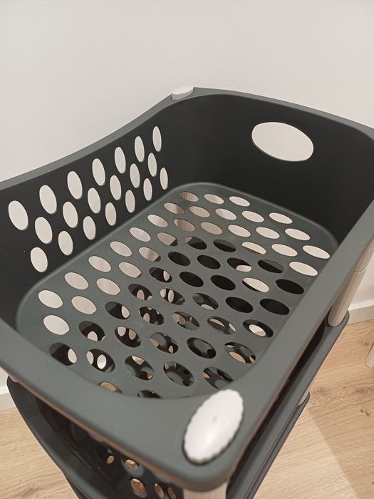 Carrinho de cozinha cinzento (plástico)