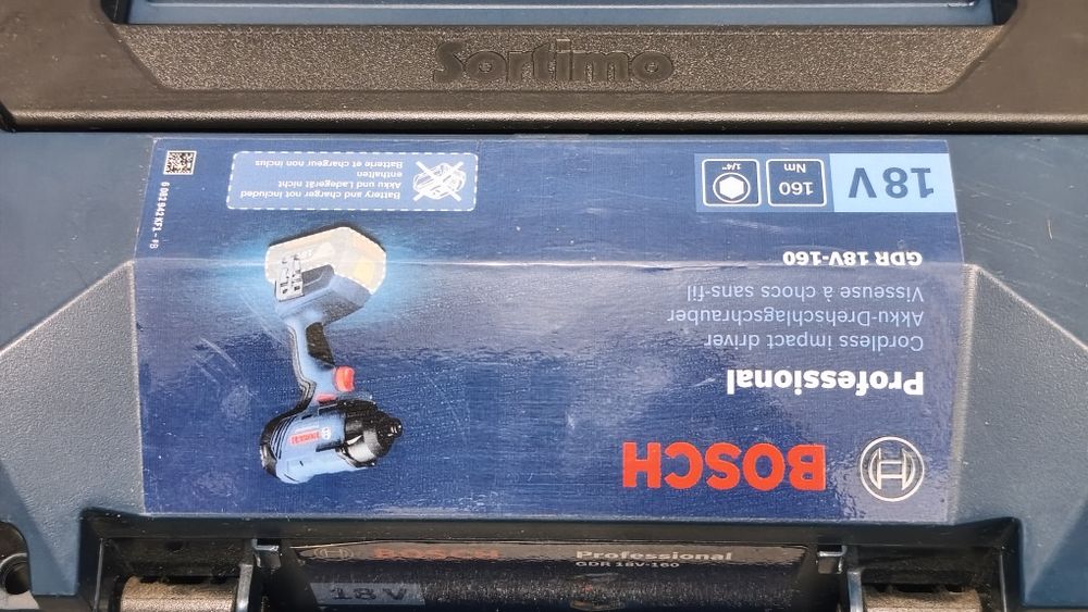 Sortimo , Bosch Gdr 18-180  nowa  Zakretarka Wkrętarka uzyw bateria 4a