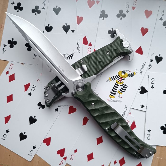 Складний ніж Нокс з кліпсою