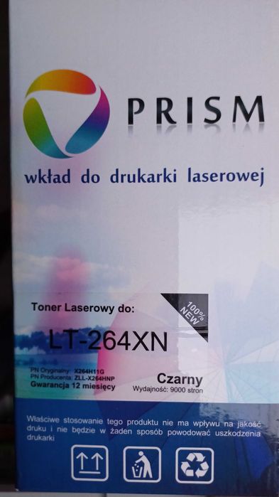 Toner Laserowy PRISM LT-264XN, czarny. Oryginalny.