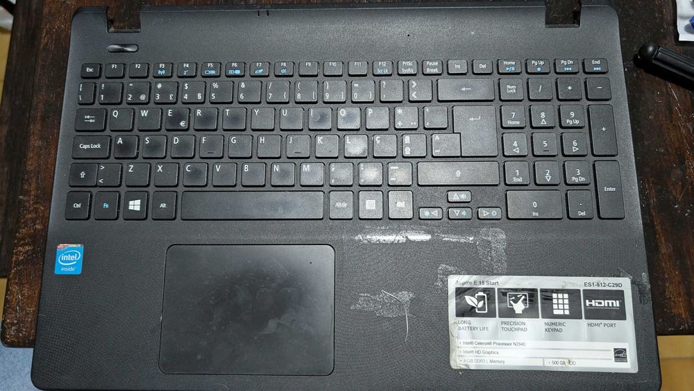 Portátil ACER ES1-512 para peças
