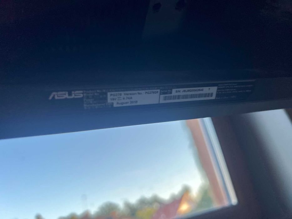 Monitor ASUS ROG Swift PG278QR 27" WQHD 165Hz G-Sync