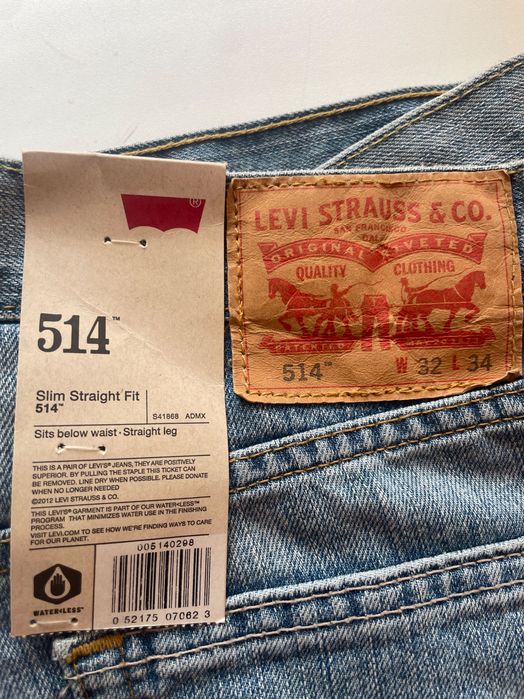 Levis 514, 32x34, оригінал