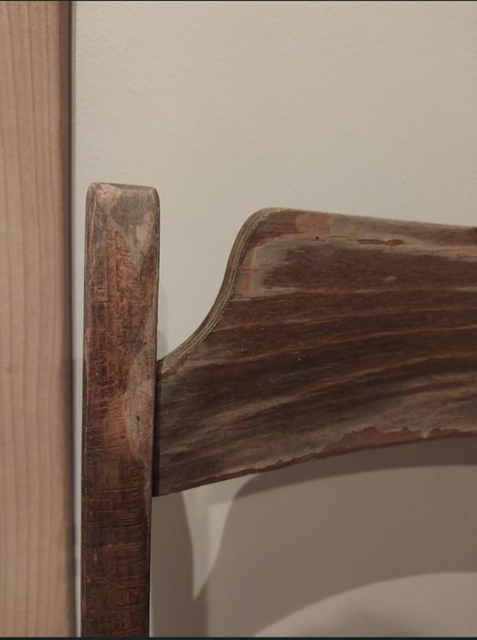 Drewniane krzesło składane