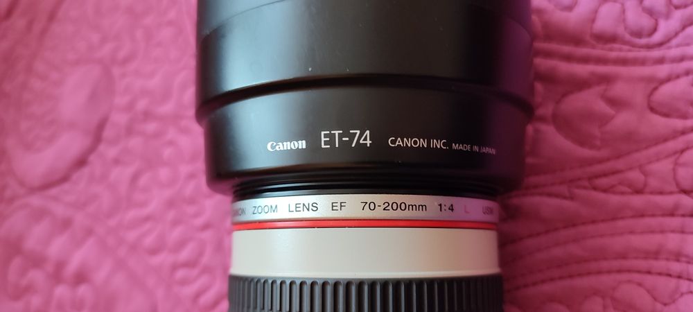 Obiektyw Canon ET-74.  70-200mm