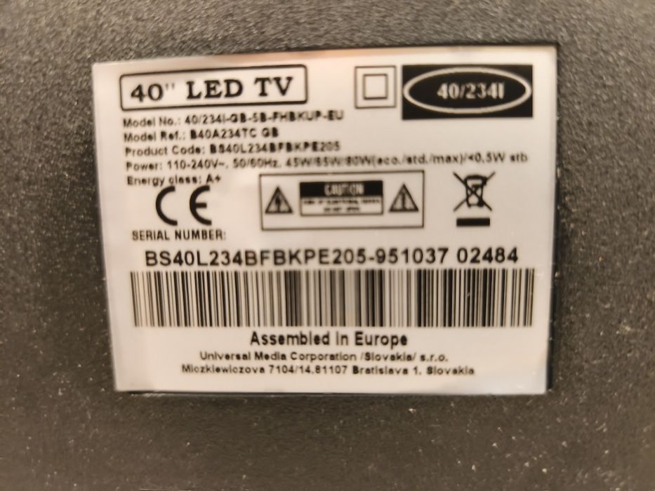 TV Blaupunkt 40 Led