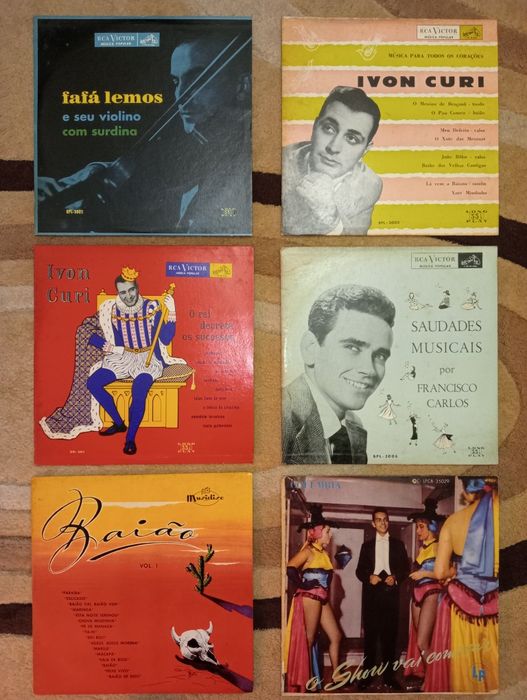 Discos Vinil, Música Brasileira Anos 50,  10" Polegadas (33rpm)