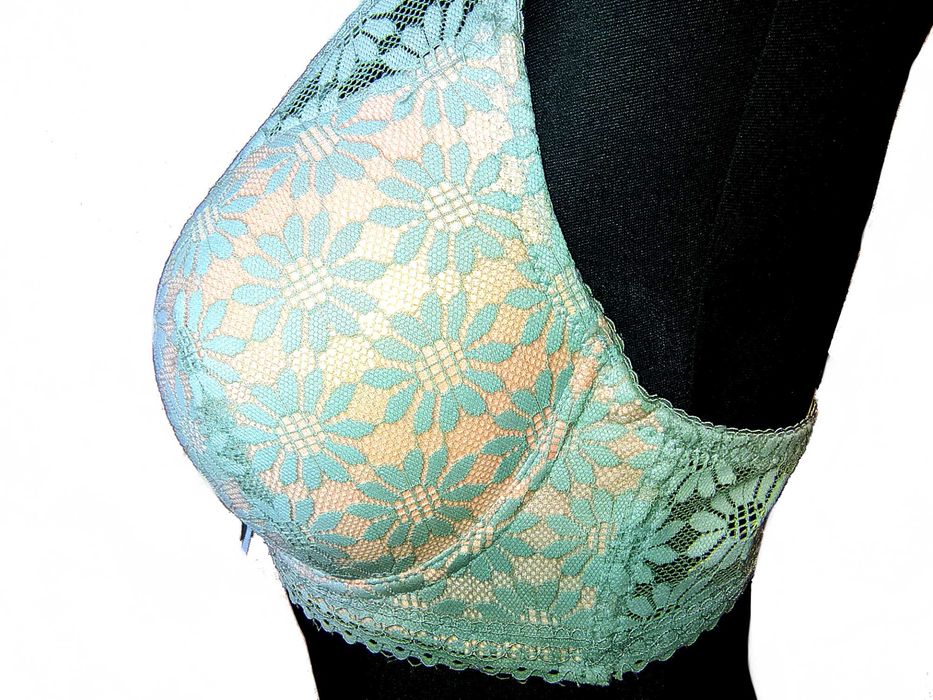 Szary koronkowy biustonosz stanik r. 80B