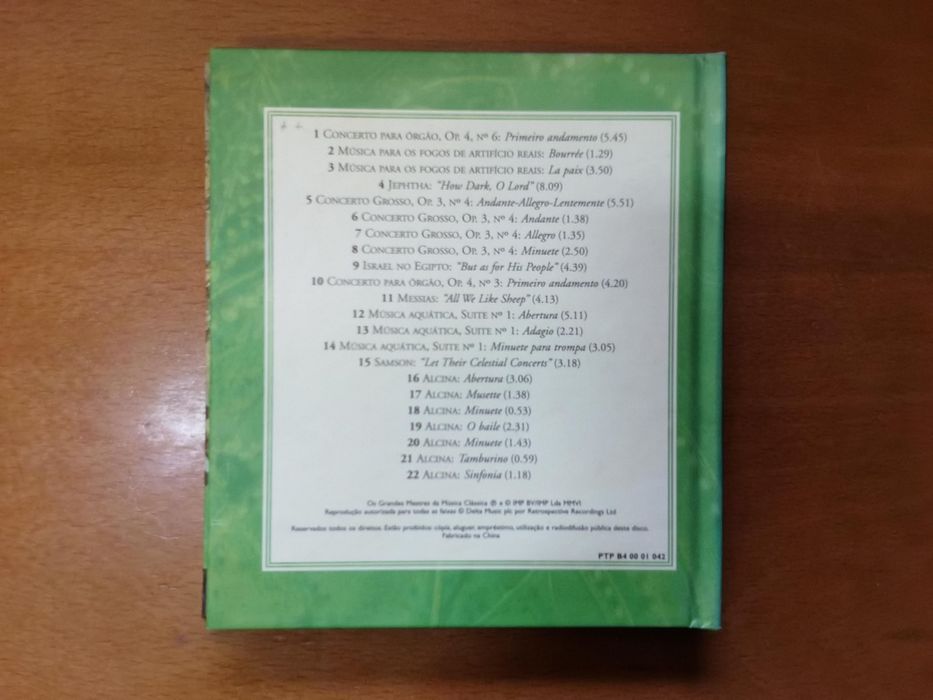 Livro e CD: HÄNDEL – Da Ópera ao Oratório (Os Grandes Mestres da Música Clássica)