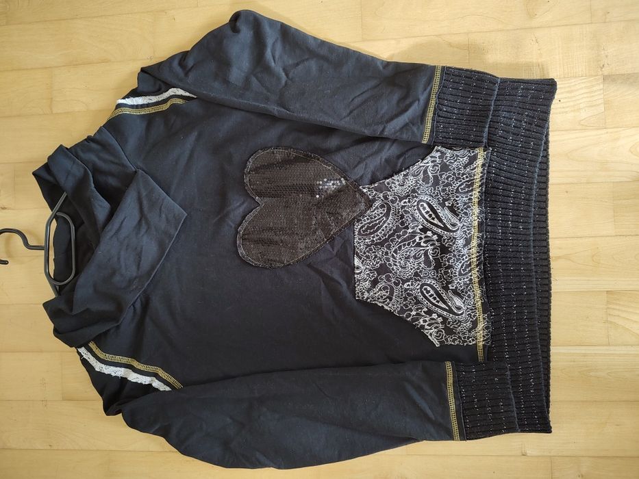 Czarna bluza Desigual - r.M