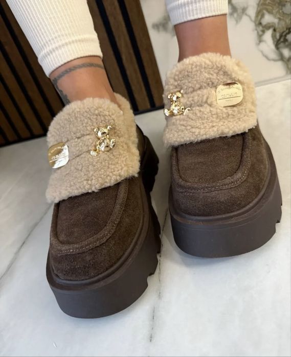 Угги автоледі жіночі, лофери зимові