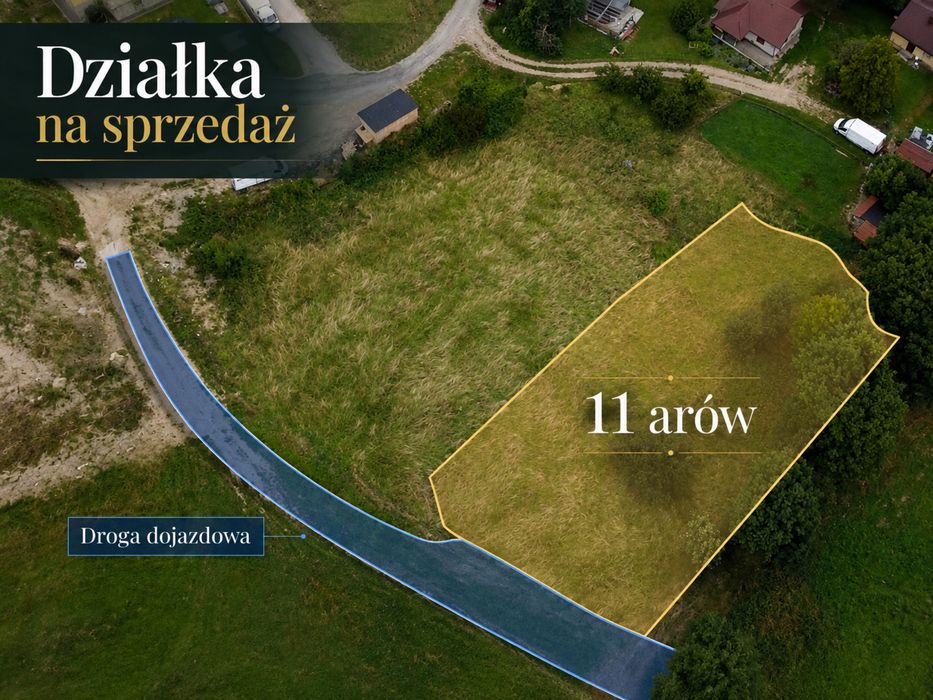 Dzialka budowlana 11 arów