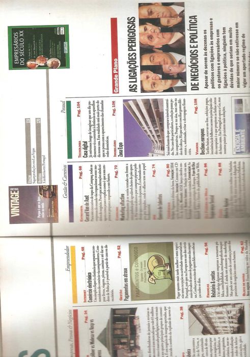 Ligações perigosas 2000 Fortunas & Negócios e política