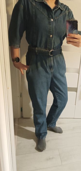 Kombinezon jeansowy dżinsowy 36 s denim