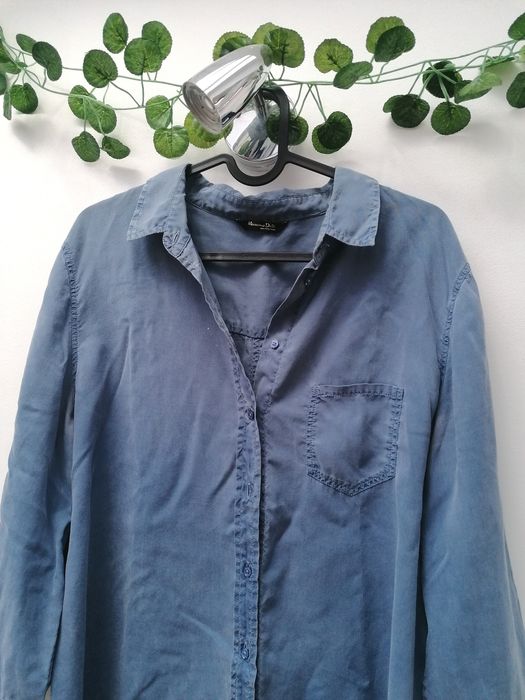 Blusa Azul da Massimo Dutti