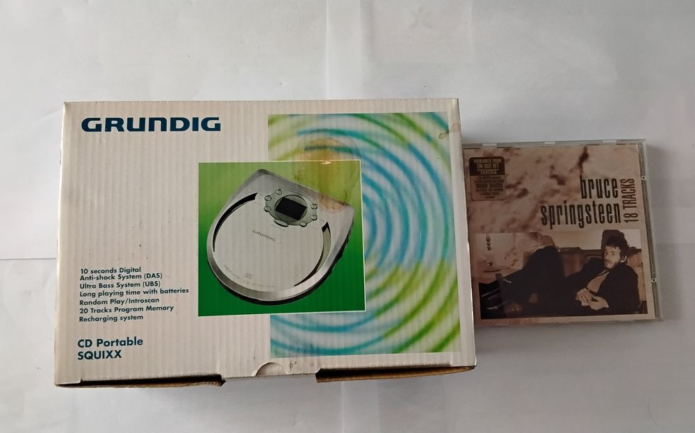 Grundig CD walkman Squixx- CDP 4101 AS10 novo