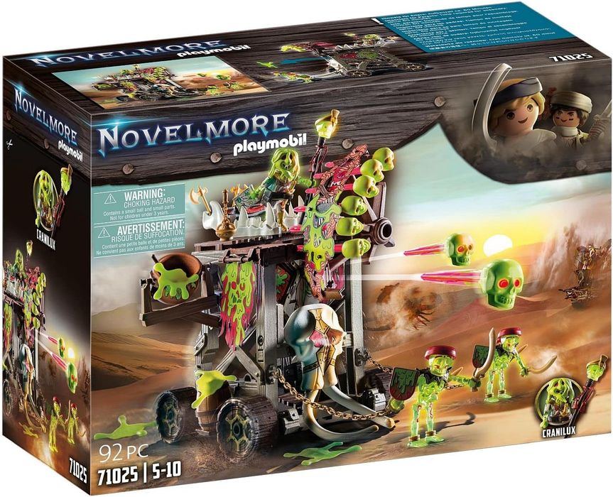 Playmobil novelmore tron gromu gromowładnego 3 szkielety