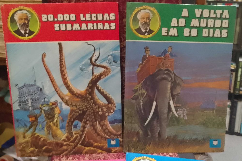 BD Coleção Ediclas Julio Verne 4 Volumes
