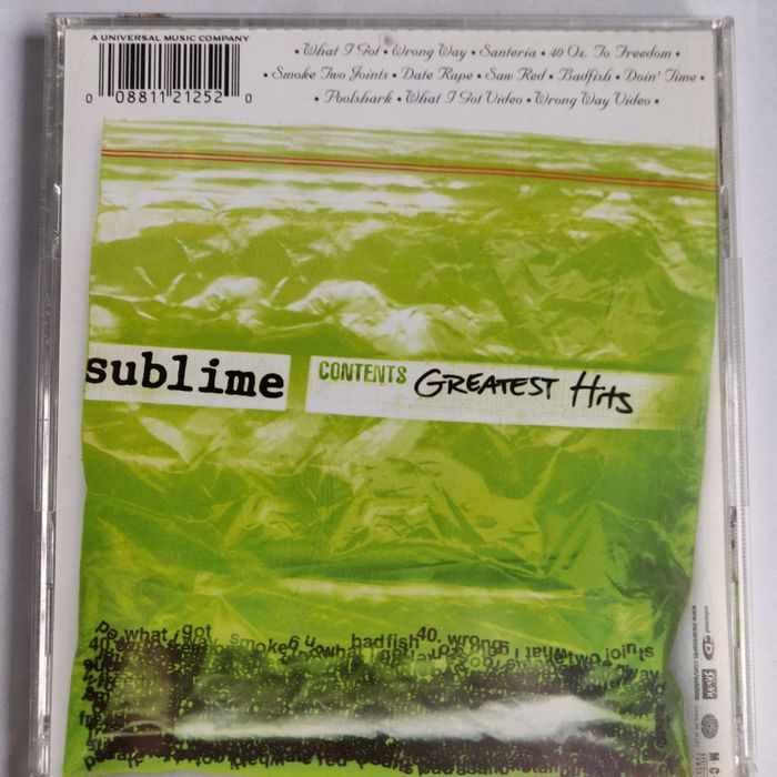 SUBLIME - Greatest Hits (ska/punk/reggae) CD