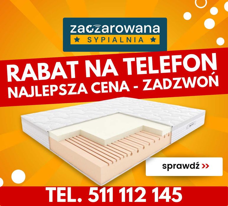 Materac SALSA HILDING piankowy 140x200