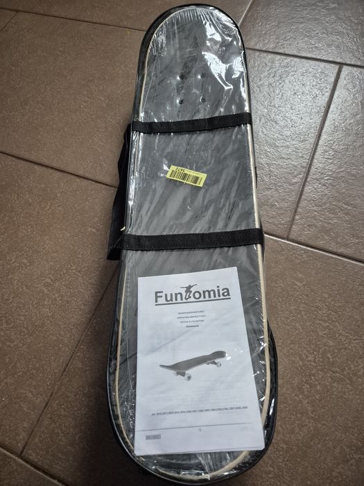 Deskorolka czarna szeroka