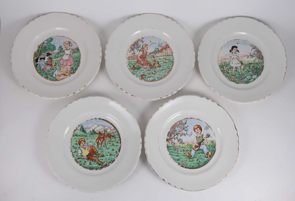 5 pratos antigos de criança