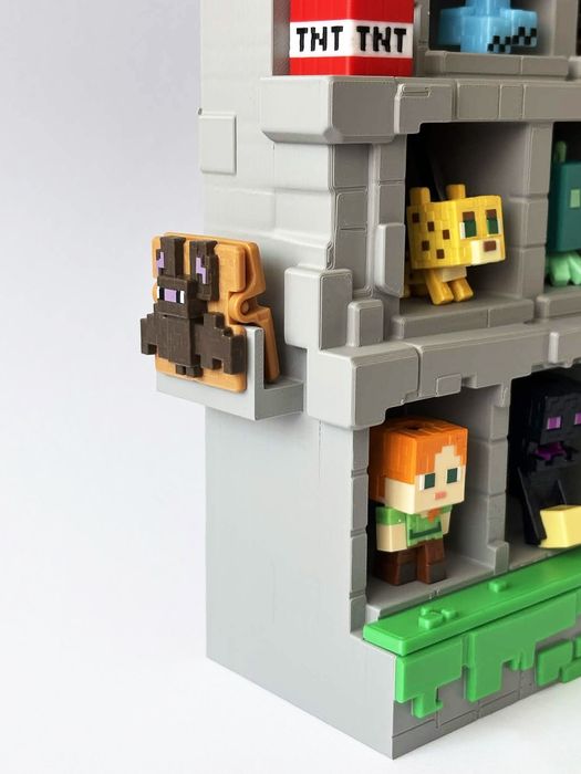 Полиця для фігурок Minecraft Kinder Joy | Органайзер | Стенд