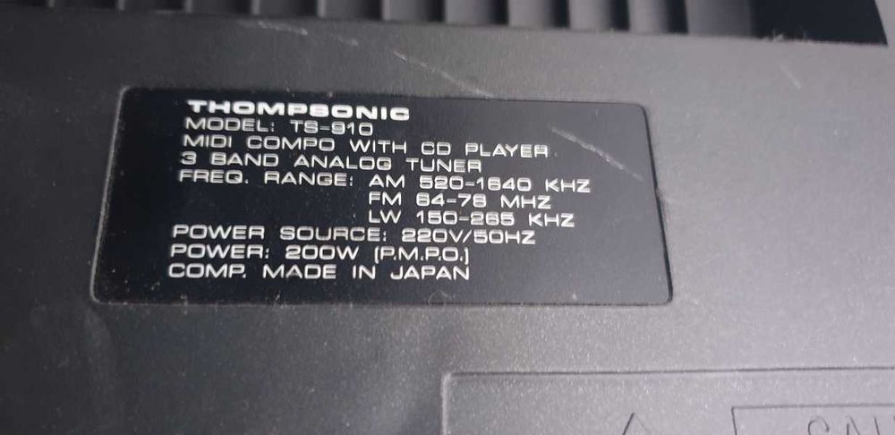 Wieża thompsonic TS 910