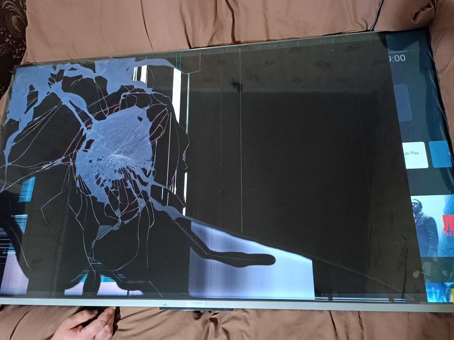 Телевизор Xiaomi TV Q1E 55 битая матрица