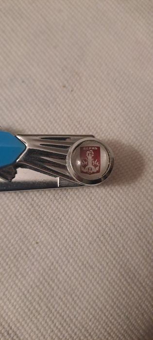 Stan Fabryczny! Rzadki nóż składany RYBKA ZSRR Perm ADS w etui, UNIKAT