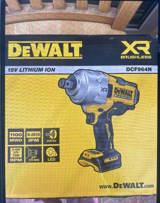 Гайковерт DeWalt dcf964(2026)
