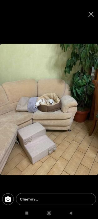 Сходи приліжкові/ пандус шоколадного кольору