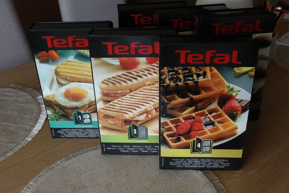Opiekacz Tefal Snacktime 700W + 6 zestawów płytek