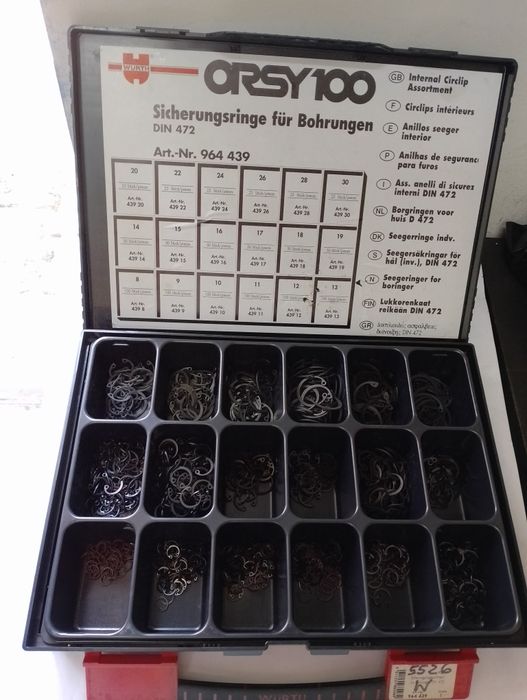 Segery wewnętrzne komplet