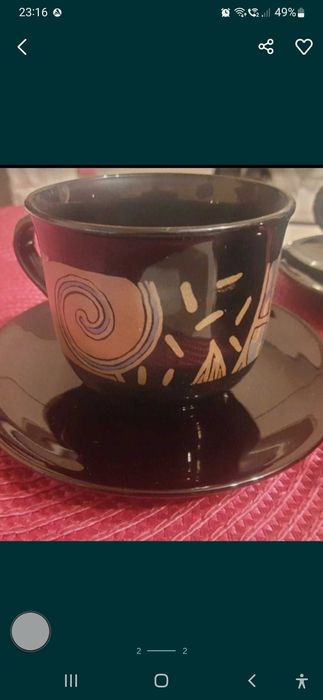Sprzedam nieużywany komplet filiżanek