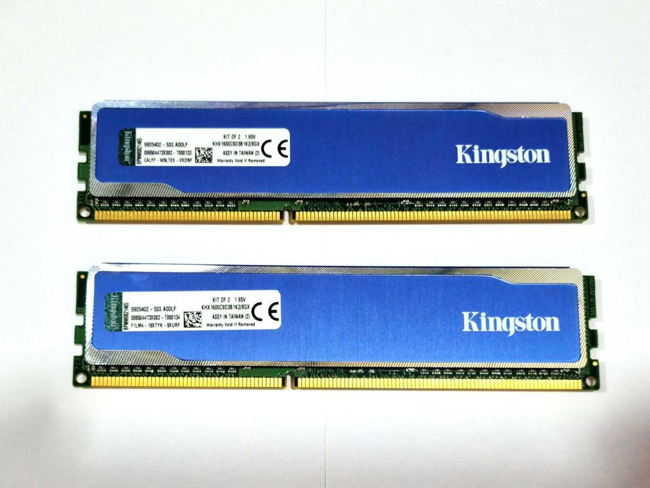 Оперативна пам'ять Kingston HyperX Blu DDR3 8GB (2x4GB) 1600MHz CL9