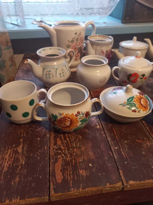 Фарфор радянський посуд заварник молочник