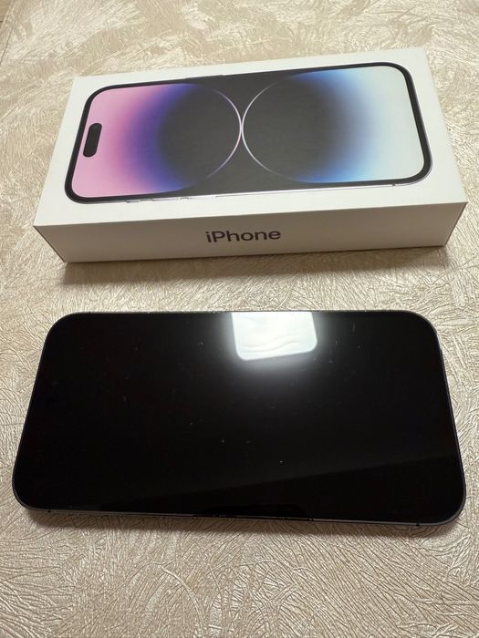 iPhone 14 Pro 128GB Deep Purple 87% bateria